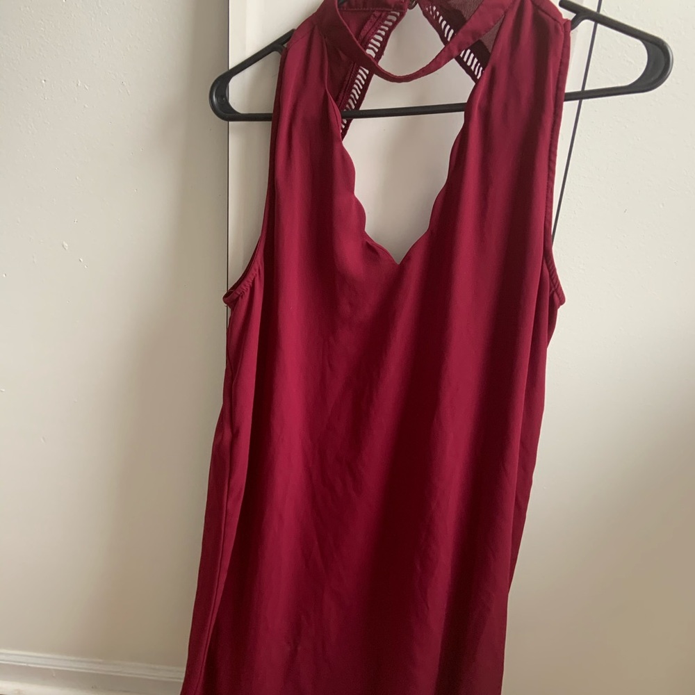 Red dress